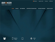 Tablet Screenshot of ibroker.com
